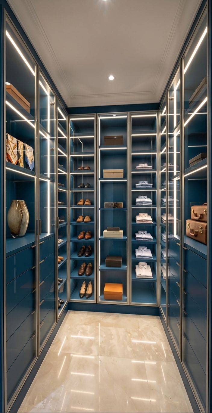 Walk-in closet masculino
